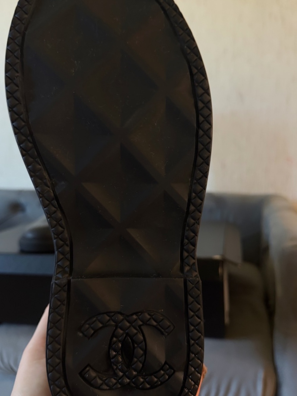 Chanel rain boots 41 black - Picture 5 of 8